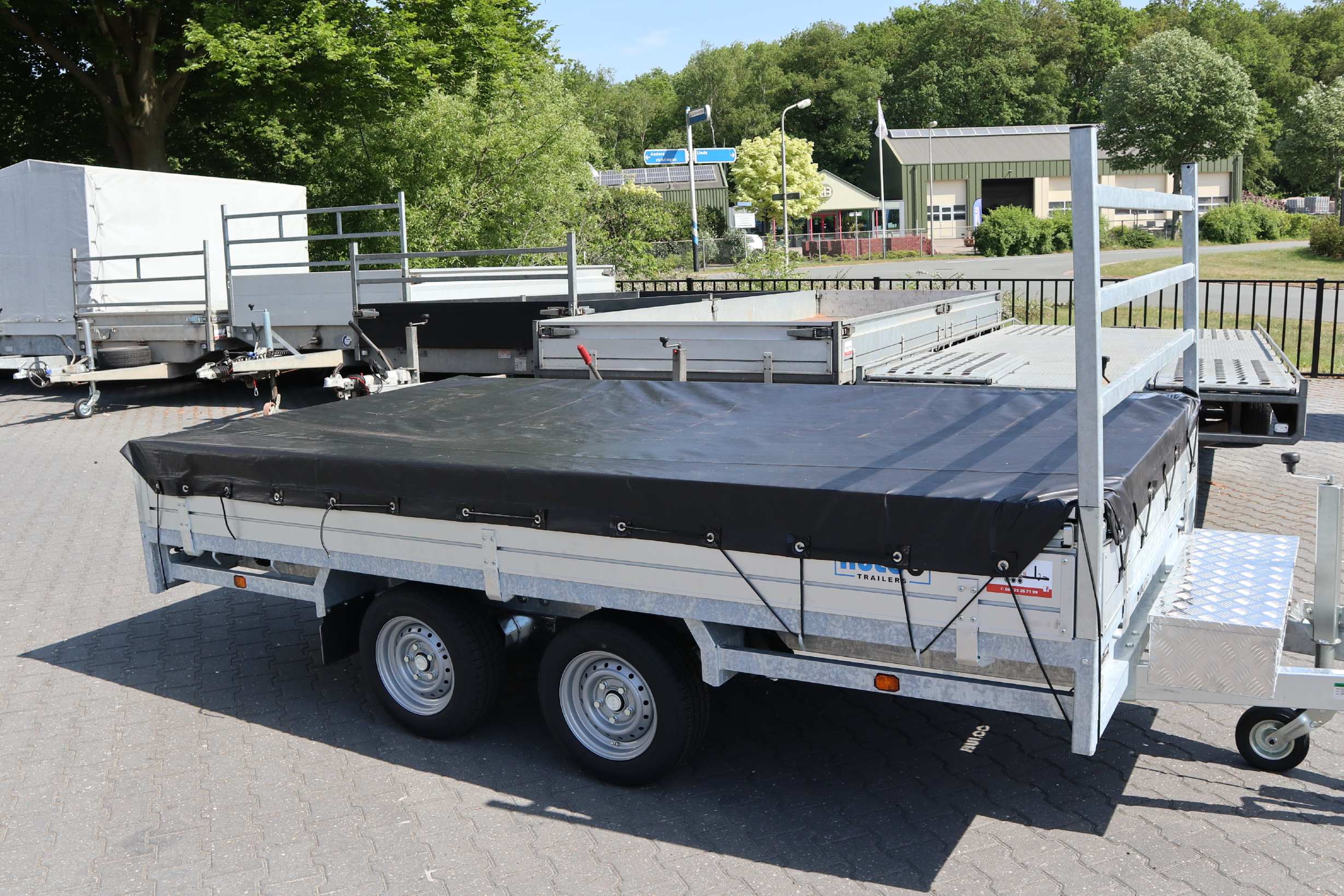 Xstrong Pro 300 Aanhanger afdekzeil voor bakmaat 330x180