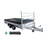 Anhängerplane inklusive gummiseil – Xstrong Pro 300 Schwarz