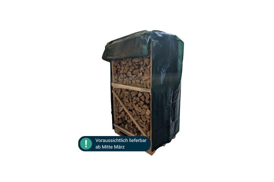 Palettenhaube brennholz palette 120x80x200