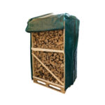 Xstrong Palettenhaube für Brennholz Grün 125x85x195 cm