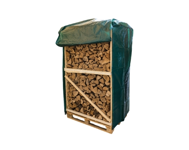 Xstrong Palettenhaube für Brennholz Grün 125x85x195 cm