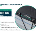 Ultraschallverschweißte Befestigungsösen der Xstrong Pro 300 Anhängerplane mit Edelstahlringen